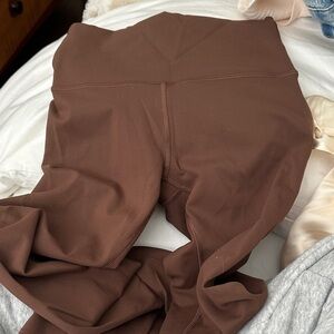 Lululemon Wunder Train 25” Java Leggings NWOT